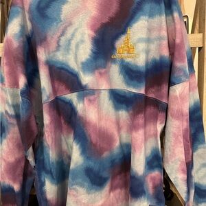 Disney 50th Tie-Dye Sweatshirt with Embroidered Logo